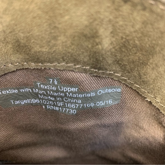 Merona Western Ankle High Wood Stacked Western Cowgirl Heeled Booties Size 7.5 - Picture 9 of 10